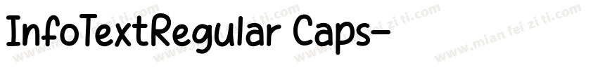 InfoTextRegular Caps字体转换